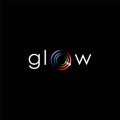 Glow wordmark logo icon vector template