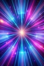 Glowing Abstract Background with Colorful Rays Royalty Free Stock Photo