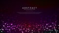 Glowing abstract particles background. Dynamic particle explosions background.