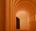 Glowing Arched Passage