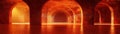 Glowing Archway Silhouettes A Symbolic Representation of Unity and Support This evocative image features silhouettes beneath a