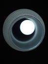 glowing ball in a gray-blue glowing ring