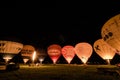 glowing balloons at an event