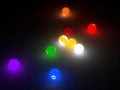 Glowing billiard balls