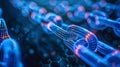 Abstract Representation of Digital Blockchain Technology
