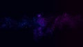 Blue Purple Colliding Particles Intro Logo Motion Background