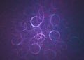 Glowing blue scale rings abstract background Royalty Free Stock Photo