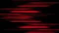 Glowing blurred light stripes in motion over on abstract background. Red rays. Led Light. Future tech. Shine dynamic scene. Neon