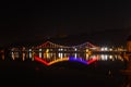 Glowing bridge