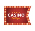 Casino Las Vegas. Jackpot, lucky, success, financial growth, money profit.