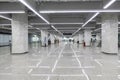 Modern building corridor ceiling light Royalty Free Stock Photo