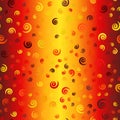 Glowing chaotic spiral pattern. Seamless vector vortex background Royalty Free Stock Photo