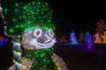 Glowing Christmas snowman