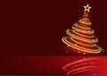 Glowing Christmas Tree Royalty Free Stock Photo