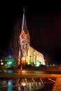 Glowing Church Royalty Free Stock Photo