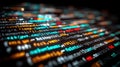 Glowing Code Lines Abstract Programming Software Development Royalty Free Stock Photo