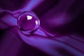 Glowing crystal ball Royalty Free Stock Photo