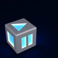 Glowing cube