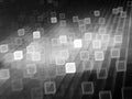 Glowing cubes black and white texture Royalty Free Stock Photo