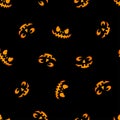 Glowing in the dark eyes vector. Haloween pattern.