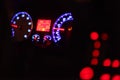 Glowing dashboard Royalty Free Stock Photo