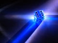 Glowing Dice Royalty Free Stock Photo