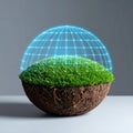 Greentech Innovation for a Sustainable Earth Royalty Free Stock Photo