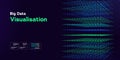 Glowing Digital Technology Background With Dynamic Lines Showing Big Data Flow And Tech Stack Integration For Data Royalty Free Stock Photo