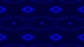 Glowing dynamic blue and white kaleidoscope, seamless loop. Animation. Beautiful changing magnetizing figures, abstract Royalty Free Stock Photo