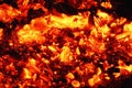 Glowing embers Royalty Free Stock Photo