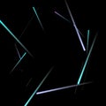 Fast neon light movement effect