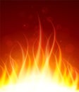 Glowing fire background Royalty Free Stock Photo