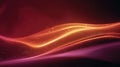 Glowing flowing particles forming abstract digital wave background Royalty Free Stock Photo