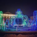 Glowing fountain