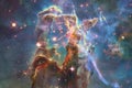 Glowing galaxy, awesome science fiction wallpaper