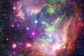 Glowing galaxy, awesome science fiction wallpaper