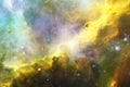 Glowing galaxy, awesome science fiction wallpaper