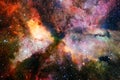 Glowing galaxy, awesome science fiction wallpaper