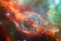 Glowing galaxy, awesome science fiction wallpaper