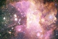 Glowing galaxy, awesome science fiction wallpaper Royalty Free Stock Photo