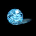 Glowing Glass Paperweight Royalty Free Stock Photo