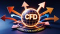 Glowing globe with the acronym abbreviation \