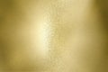 Glowing gold rough stainless steel wave texture, abstract pattern background Royalty Free Stock Photo