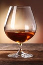 Cognac in a snifter Royalty Free Stock Photo