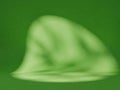 Glowing green blob on dark background Royalty Free Stock Photo
