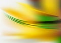 Glowing Green Yellow and White Wave Background Vector Eps Royalty Free Stock Photo