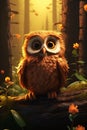 Glowing Guardian: The Adorable Trustworthiness of an Owl in the