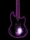 Glowing guitar