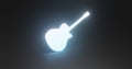 Glowing Guitar image with glow