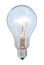 Glowing light bulb Royalty Free Stock Photo